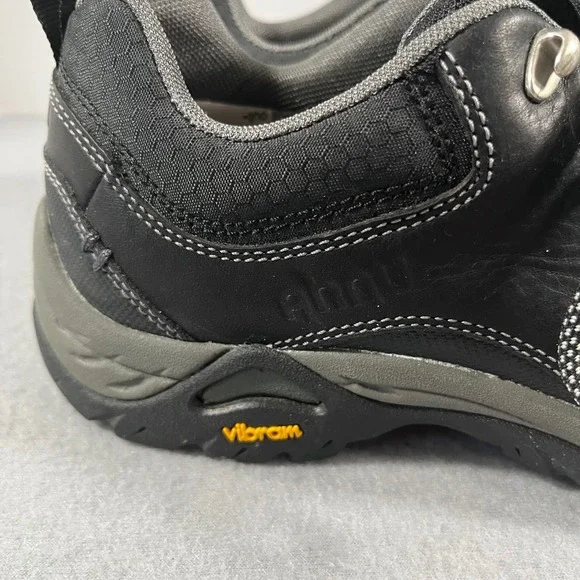 Ahnu Black montara ll Leather Waterproof Vibram Sole Hiking Trail Shoes Women 7 - Picture 2 of 12